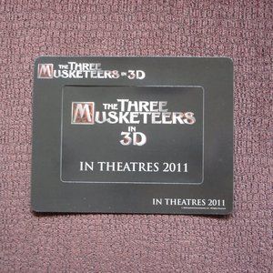 2/$12: THE THREE MUSKETEERS IN 3D Magnet 2011